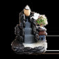 Backflow Incense Holder Waterfall Incense Burner Home Decor Aromatherapy Ornament Incense Cones with Backflow Incense Cones