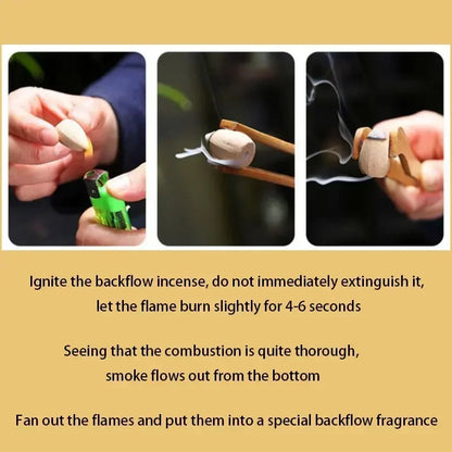 Creative Backward Incense a Mixture of Aromas for Indoor Aromatherapy Purification Pray for Good Luck