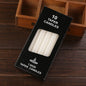 Black Candles Household Lighting Candles Daily Decorate Candle Smoke-Free Romantic Wedding Long Pole Classic Candles
