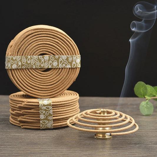 48Pcs Natural Incense Coils Aromatherapy Fragrance for Home Coil Spice Burner Air Refreshing