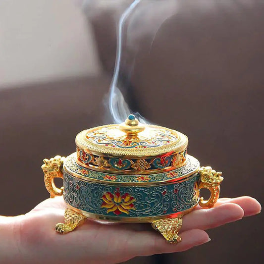 Incense Burner - Golden Emperor