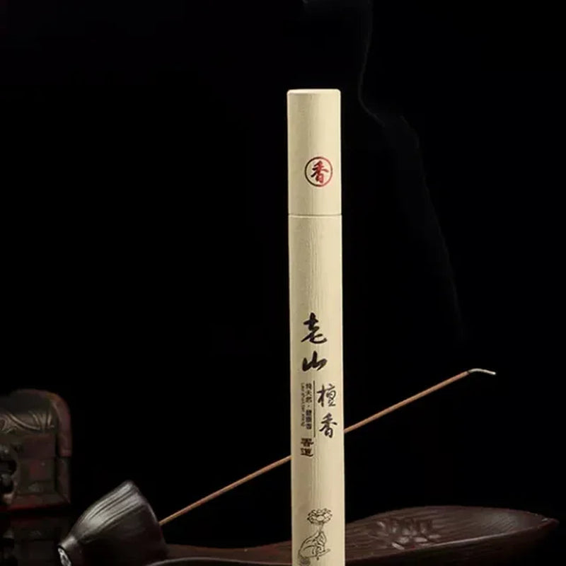 A Box 40Pcs Sticks Natural Sandalwood Incense Sleep Chinese Home Incense Sticks Aromatherapy Room Fragrance Buddhist Supplies