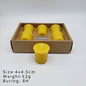 6/12Pack Beeswax Honey Candles for Ritual Tealight Candles Church Prayer Religous Prayer Candles Wholesale Decor Party Birthday