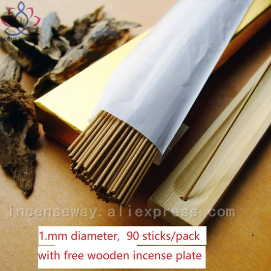 Natural Vietnam Oudh Incense Stick Cambodian Oud Arab Incense 20Cm+90 Sticks Natural Sweet Aroma for Yoga Fresh Air Aromatherapy
