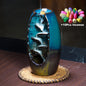 Enough Stock Free Gift 10Pcs Incense Cones Backflow Incense Burner Ceramic Aromatherapy Furnace Smell Aromatic Incense Road