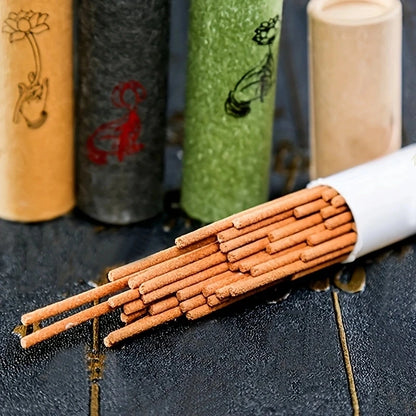40Pcs Home Incense Stick Natural Sandalwood Incense Sticks Aroma Blessing Ceremony Pray Buddha Incense