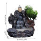 Backflow Incense Burner Holder Mountains River Waterfall Decoration for Home Fragrance Fireplace Aromatherapy Environment